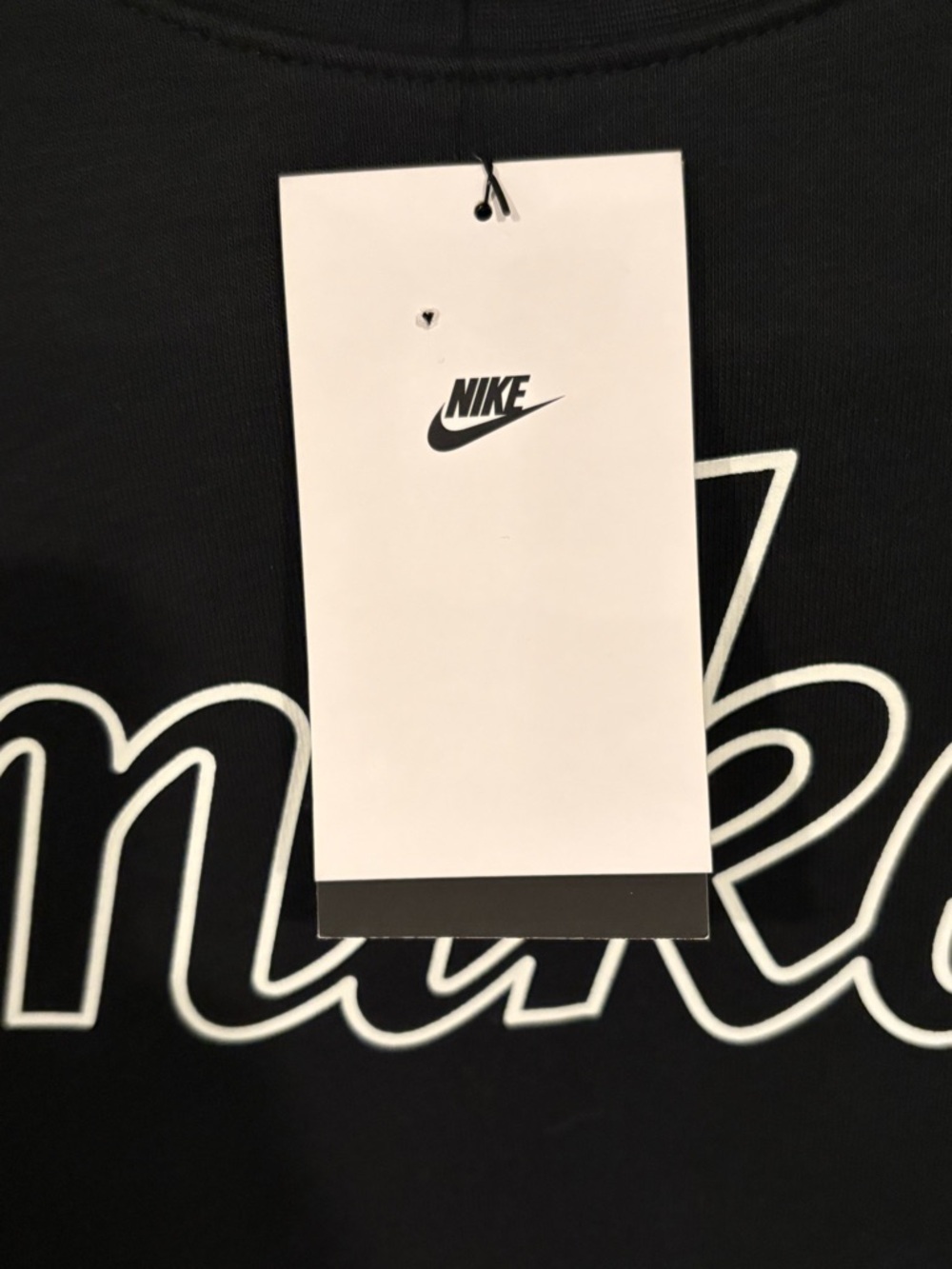 Nike Women’s Black Pullover Sweatshirt “Oversized Fit” - Picture 6 of 10
